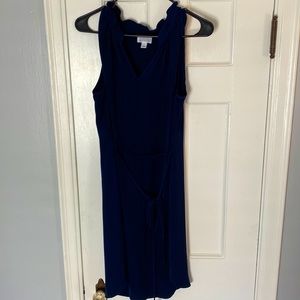 Market & Spruce size LG navy blue dress